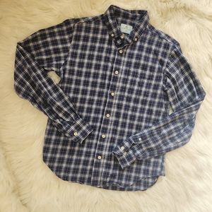 Boys Plaid Button Down Long Sleeve (size 14/16)